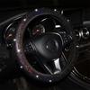 Car Steering Wheel Cover Elastic Handle Cover Universal 37/38cm Diamond BlingBling Four Seasons Crystal Woman Styling Interior