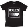 Idles - Gradient Heart - Black  T-shirt