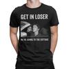 Get In Loser We're Going To The Cottage Heated Rivalry Ilya And Shane T Shirts Men's  100% Cotton T-Shirts O Neck  Tees Tops