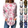Magliette da Donna Autunno Casual Maniche Lunghe Felpa Vintage con Stampa Grafica Top Pullover San Valentino