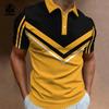 Men's Fashion Polo, Summer Casual with Buttons, Tops, New Street Sports Style, Oversized Clothing, Golf Apparel