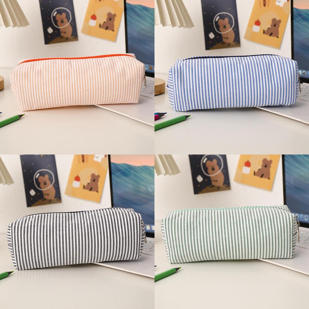 Student Organizer Pen Case With Polyester Fabric Large Capacity Travel Storage For Desk And School Supplies