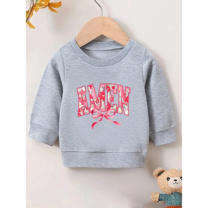 Kinder Sweatshirt, Niedliches Blumenmuster, Mädchen Frühling und Herbst, Rundhalsausschnitt Sweatshirt, Bequem und Einfaches Design, Outdoor-Kleidung Bevorzugt