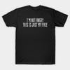 Asian Size Men Black Print T-shirt I'M Not Angry This Is Just My Face Funny Sarcastic Quote No-Cut Print Cotton Tshirt