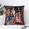 Katseye Kpop Music Girls Pillow Case Soft Pillow Cover Retro Trendy Cushion Cover For Sofa Bedroom Home Decor