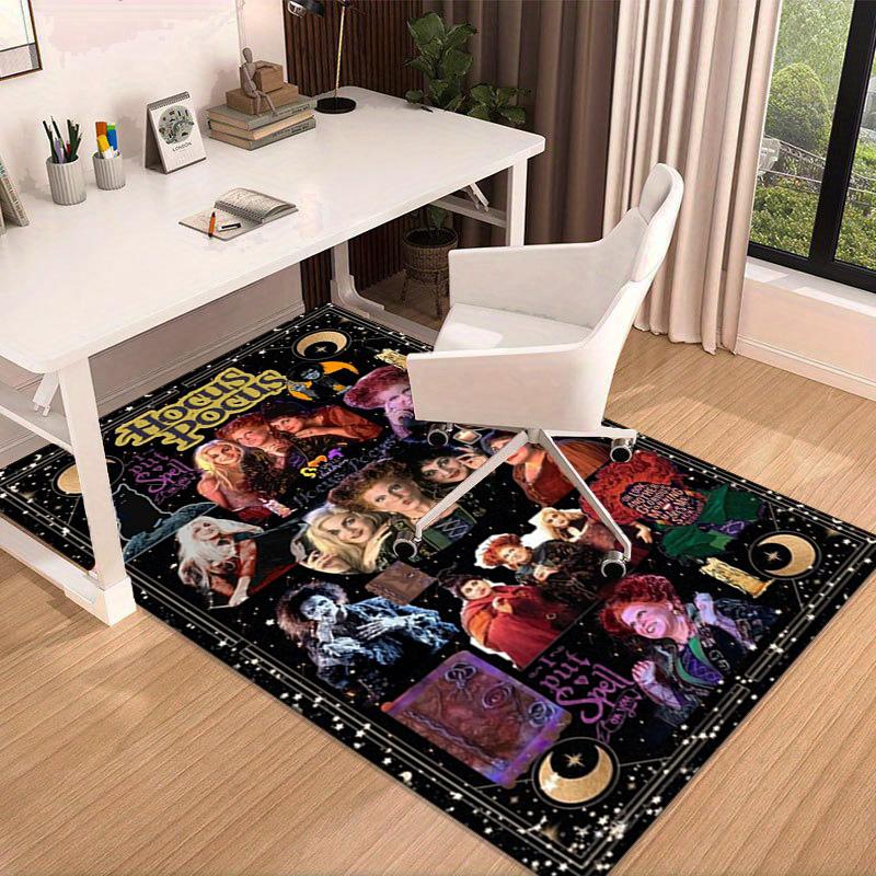 Halloween witches Carpet, Chair Rug,Rug for Office Bedroom living rooms, Doormat decor Fan Gift Christmas Gift