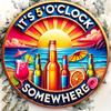 1-Pack Personalized Vintage Metal Beer and Cocktail Sign, Iron Bar and BBQ Decor, Den Whiskey Pub Plaque, Wall Art for Home Bar