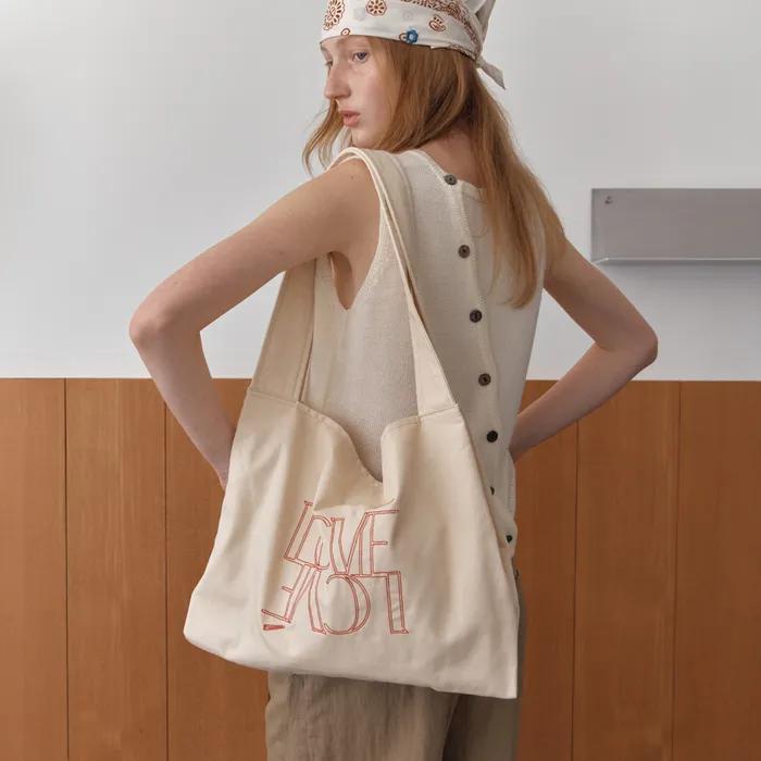 LOU CANVAS BAG_IVORY
