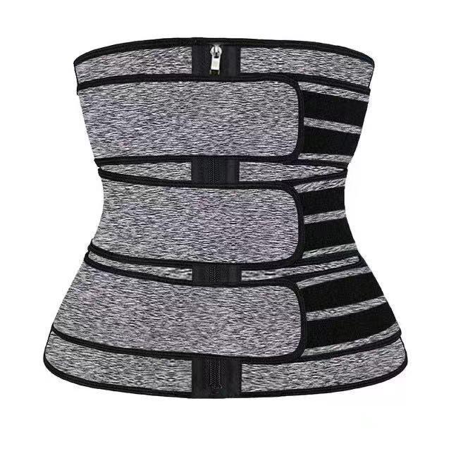 Damen Neopren Taillentrainer - Reißverschluss Bauchkontrolle Bodyformer für Sport und Schönheit