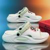 EVA Men Hole Shoes Thick Bottom Height Increase Outdoor Slippers Comfortable Breathable Sports Slippers