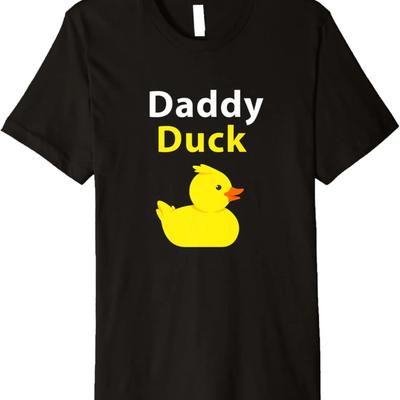 Funny Daddy Duck Rubber Duck Premium T-Shirt