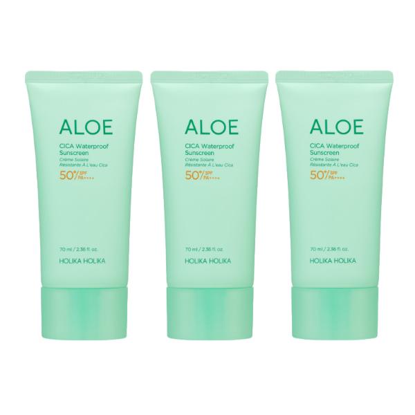 HOLIKA HOLIKA Protetor Solar à Prova d'Água Aloe Cica 70ml / 2.36 fl.oz. (3 opções)