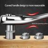 72-Tooth  Ratchet Set 1/4", 3/8" & 1/2" Drive - Premium Chrome Vanadium Steel Construction & Chrome Plated Finish