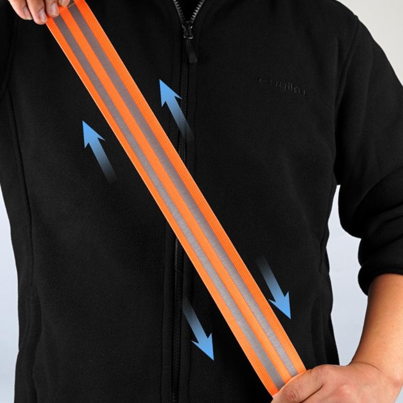 Reflective Cycling Pants Straps Bike Leg Bands Sports Night Ankle Belt Enhances Night Visibilities and Comfortable