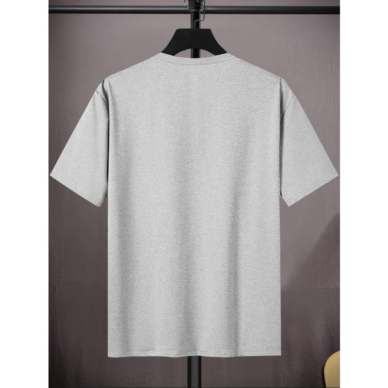 Ευρωπαϊκά μεγέθη [Υπέροχο T-shirt με Γραφικό 'Awesome Dad'] Γραφικό Τυπωτό Ανδρικό Δημιουργικό Τοπ - Casual Κοντομάνικο T-shirt με Στρογγυλή Λαιμόκοψη - Καλοκαιρινά Ρούχα Ανδρικά για Εξωτερικούς Χώρους