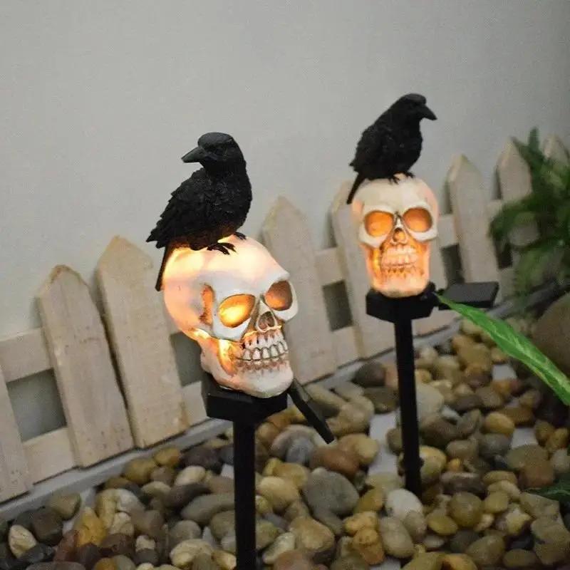 1 Pcs New Outdoor  Ghost Horror Grimace Party Decor for Courtyard Home Holiday Lighting Garden Decoration