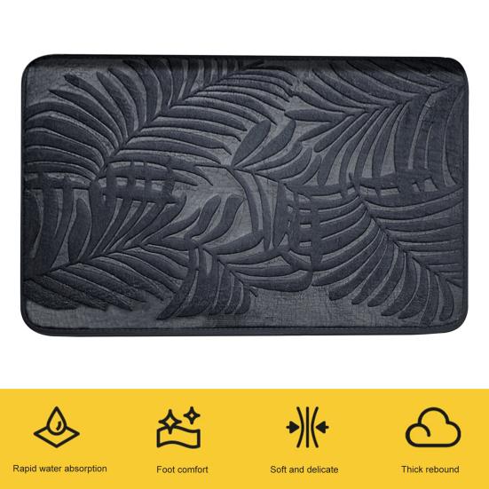 Yousheng Waterproof Doormat Indoor Outdoor Floor Mat Super Soft Wear Resistant Moisture-absorbing Non Slip Easy Clean Patio Entrance Mat