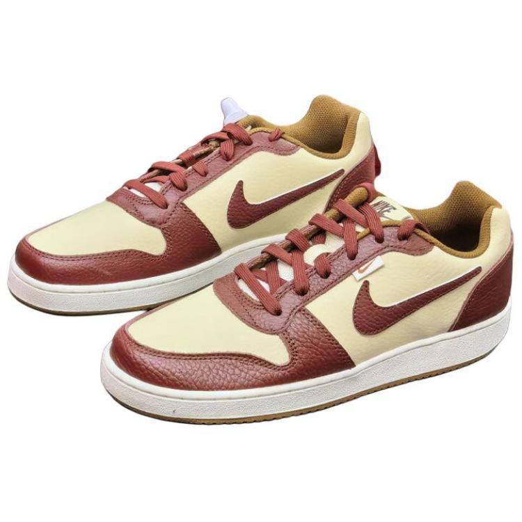 Nike Ebernon Low Premium Dark Team Red Men Sneakers Light-Khaki Sail IB4644-261