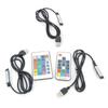 USB Port 5V Mini 3key Mini  17key 24key 4Pin RGB LED Strip Light RF Controller Control Dimmer for 5050 3528 2835 Strip Lights