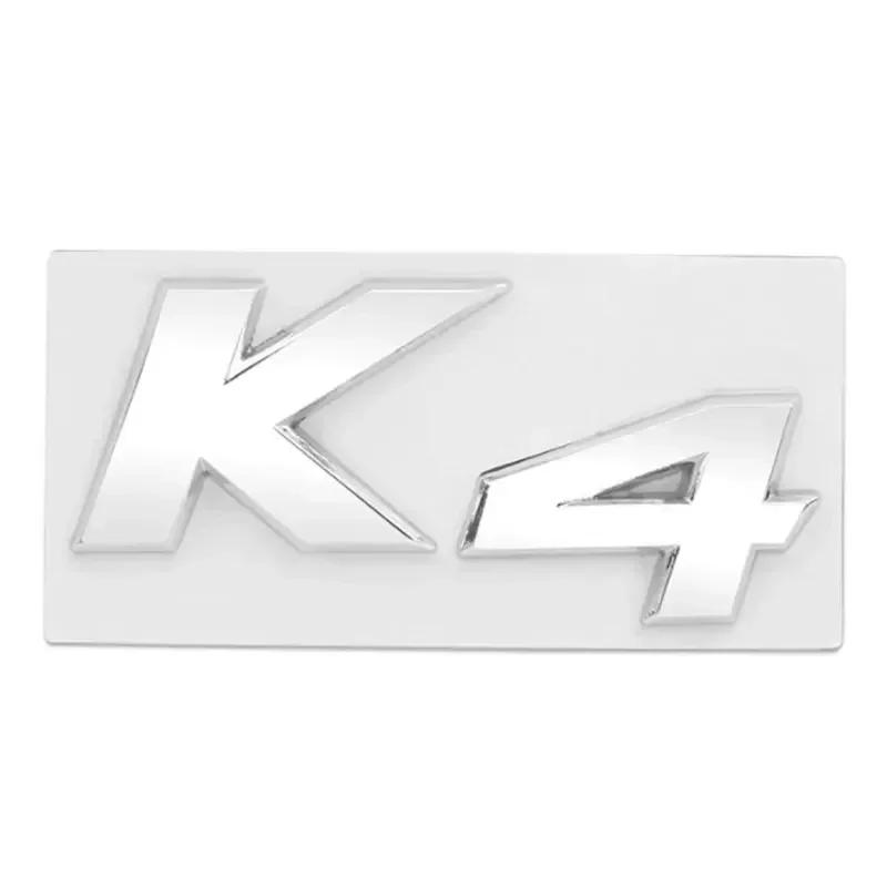 BBDP9 3D Metal Chrome Black K2 K3 K4 K5 KX7 Letters Logo Rear Boot Trunk Emblem Badge Sticker for Kia Car Styling Accessories