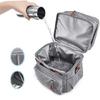 Bolsa Portacomidas Aislada Multiusos Doble Forro Térmico de EVA Correas de Hombro Ajustables Diseño Espacioso Impermeable Para Playa Camping