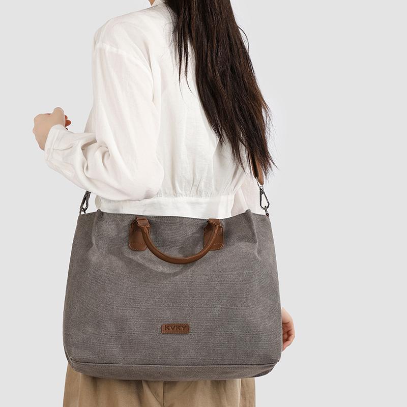 Plátená taška Do práce Veľkokapacitná Crossbody taška Dámska Tote taška