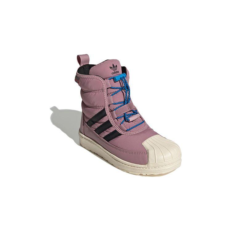 adidas Originals Superstar 360 2.0 Comfortable Simple Durable Waterproof Boots Kids Boots Purple GV9065