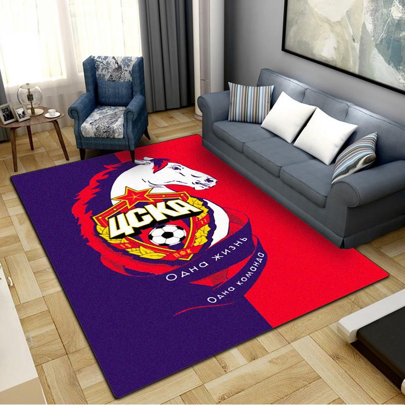 CSKA Moscow Carpet Rug for Living Room Bedroom Home Sofa Decoration, Kids play Non-slip Floor Mat