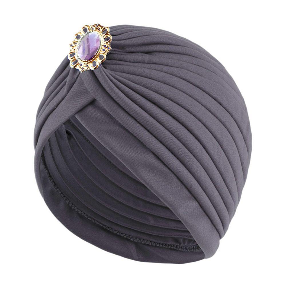 Casual Twist Retro Ethnic Turban Hat Headbands Turban Chemotherapy Cap Headwear Turban Hat Women