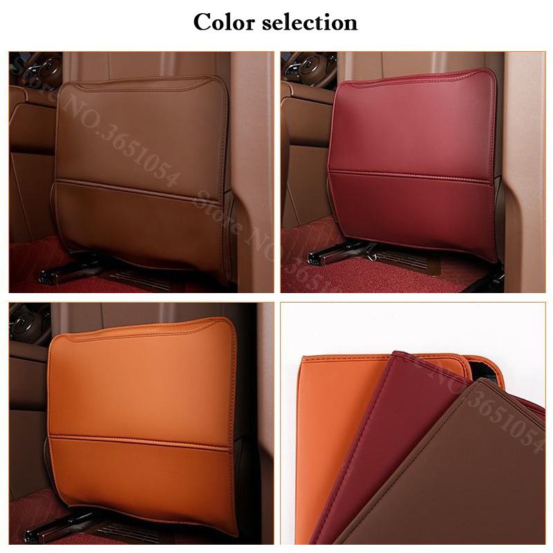 For Great Wall Tank 700 2026-2026 Car Leather Seat Back Kick Pad Rear Row Seat Protector Scratch Dirt Resistant Anti Kick Pad