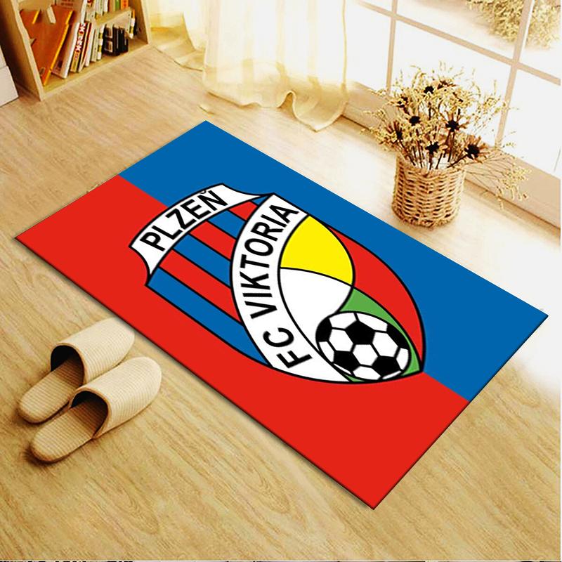 2025 Nieuw FC Viktoria Plzen Voetbalclub Tapijt Vloerkleed voor Woonkamer Slaapkamer Huisbank Decoratie, Kinderen spelen Antislip Vloermat