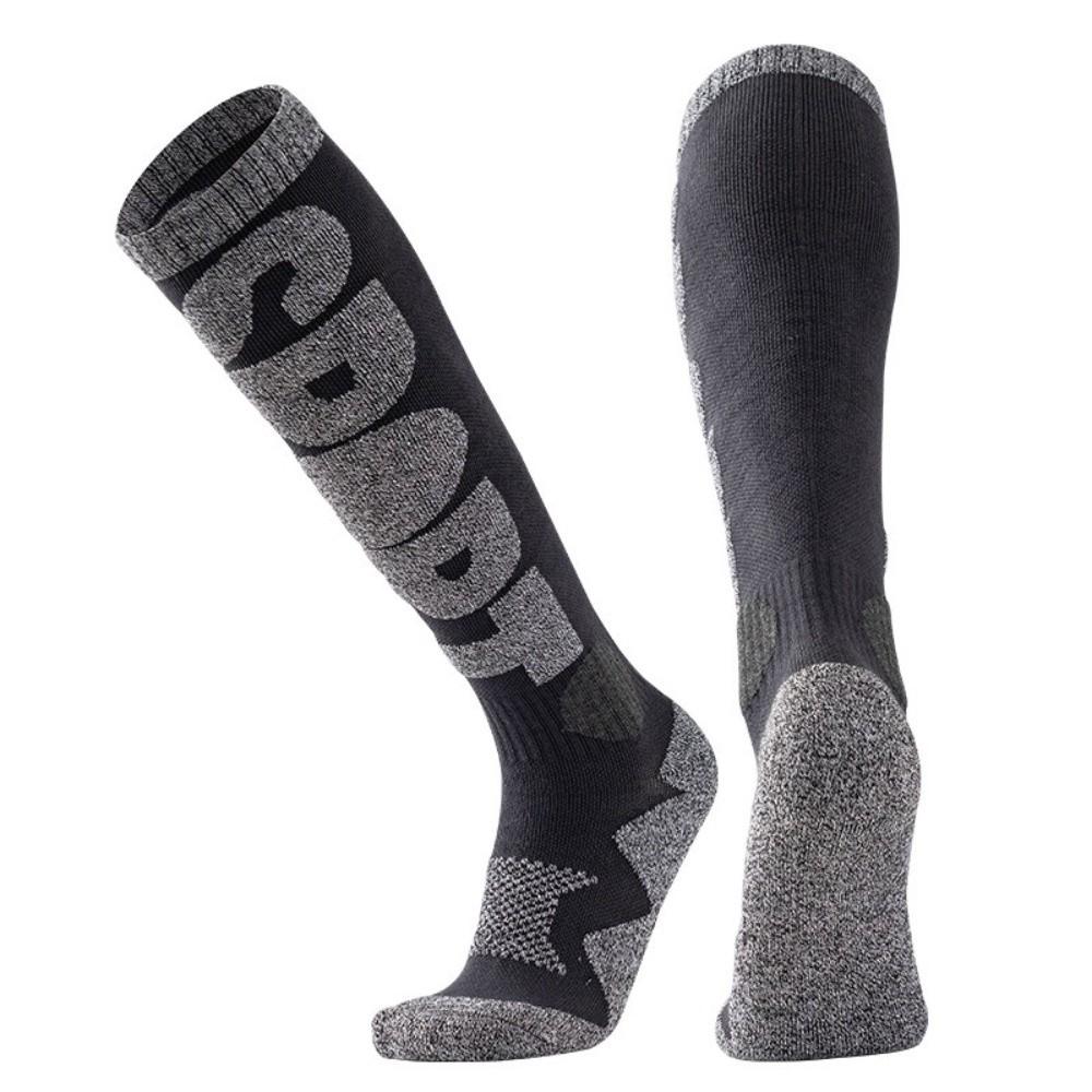Warm Thermal Socks Breathable Knee High Socks Fashion Snowboard Stockings  for Winter Sports