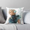 Cloud Strife Final Fantasy Kvadratisk Kuddfodral Polyester Linne Sammet Tryckt Dragkedja Dekoration Kuddfodral för Kastkudde Soffa Sittkudde Fodral