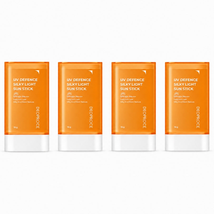 Deoproce UV Defence Silky Light Sun Stick SPF50+ PA++++ 19g*1Pc/2Pcs/3Pcs/4Pcs