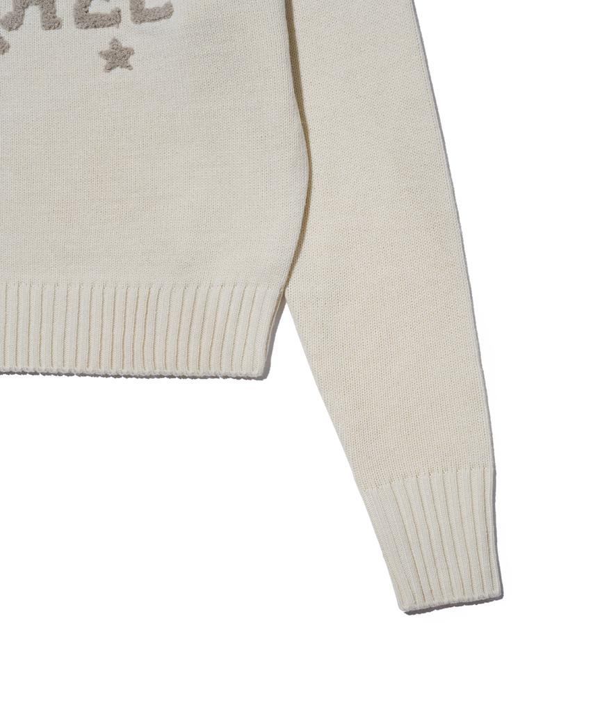 YOUHEE Youhee Off-Shoulder Knit Ivory
