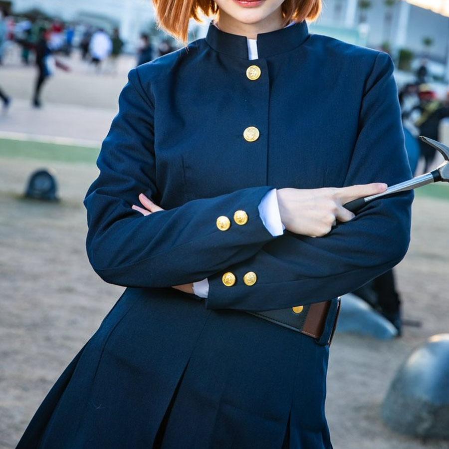 Jujutsu Kaisen Costum Cosplay Kugisaki Nobara Costum pentru femei Seturi complete Rochie Costume de petrecere Uniforma școlară pentru fete