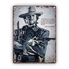 Vintage Cowboy Wall Art Metal Tin Sign Western Decor 20x30cm
