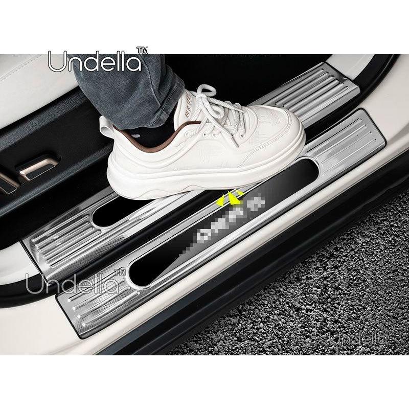 For GWM ORA 5 2026 2027 Car Threshold Door Sill Pedal Protector Rear Trunk Bumper Guard Cover Stainless Steel Sticker Accessorie