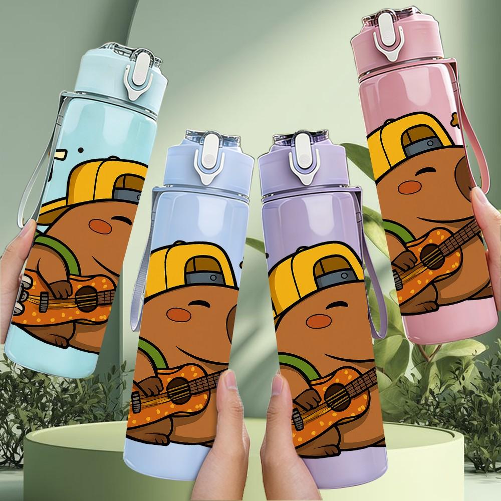 1PC Step Dad Official Teenager Pattern 750ml Color Plastic Sports Water Bottle Leakproof Flip Straw Lid Suitable for Sports Office Home Use