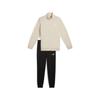 Zipper Stand Collar Solid Color Hoodie And Elastic Waist Long Pants Casual Sports Set Men Sets 687653-87