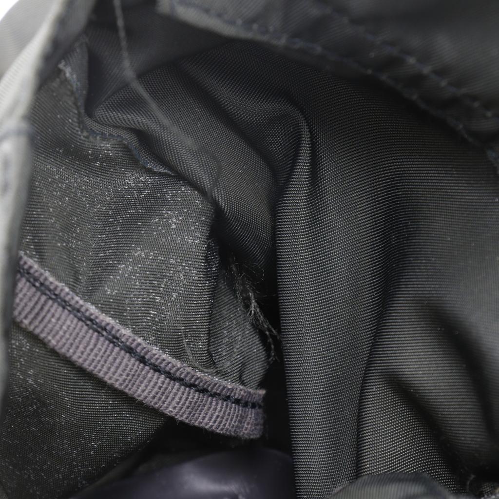 Prada Backpack Daypack Khaki Nylon Women Used