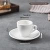 Retro Ceramic Coffee Cup and Saucer Set