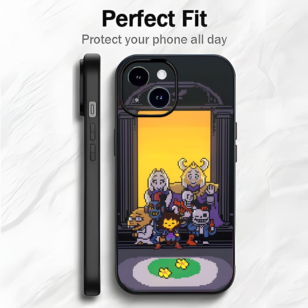 Jeu Populaire Indépendant U-Undertale Coque de Téléphone Coque de Téléphone Emballage Souple Léger Pour iPhone17 16 15 14 13ProMax