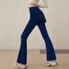 Women's High-Waisted Micro-Flare Yoga Pants for Pilates and Fitness
