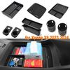 Center Console Storage Box for Xpeng X9 2025-2025 Cup Holder Dashboard Tray Organizer Tidying Black Car Interior Accessories TPE