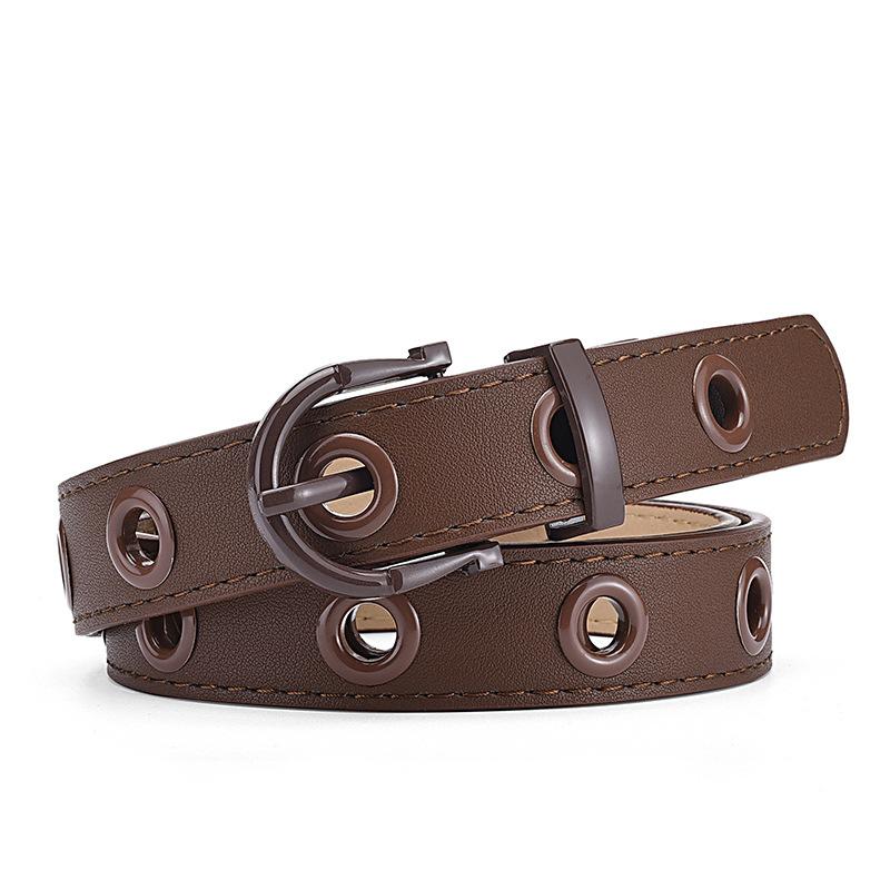 All-match Skirt, Candy-colored Hollow Air Eyelid Belt, Women's Accessories Belt
