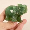 Quartz Obsidian Amethyst Elephant Elephant Statue Christmas Present Small Decoration Stone Crafts