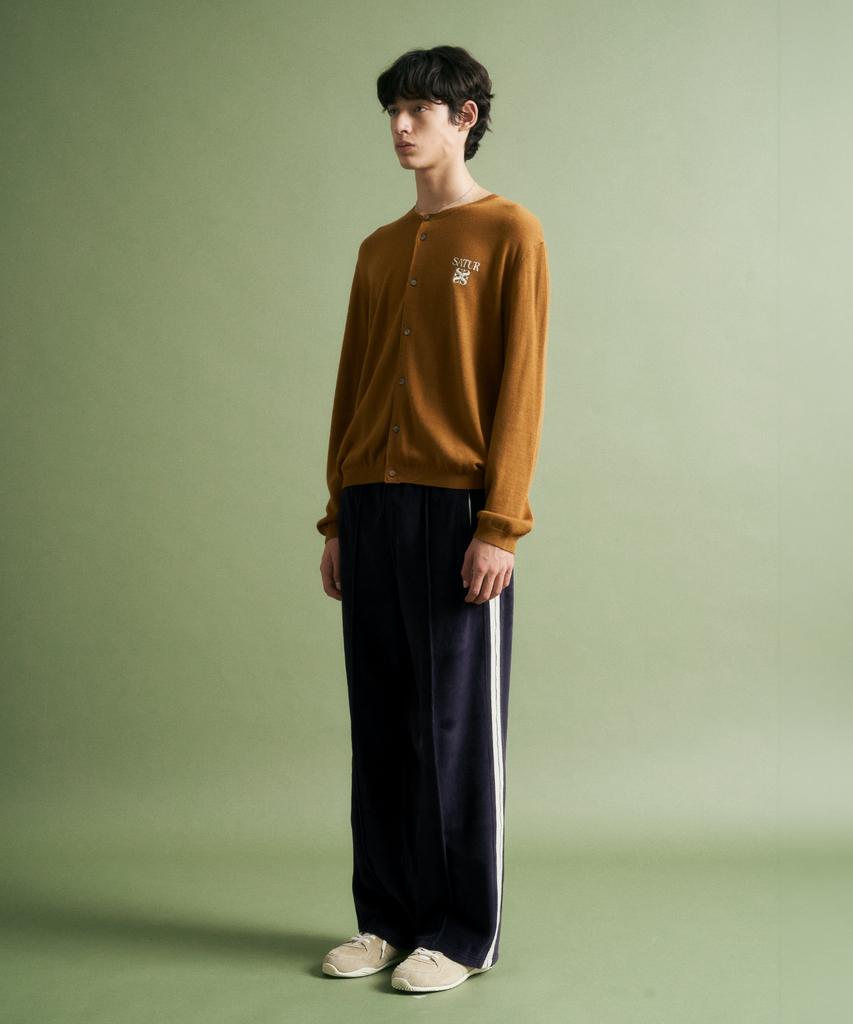Seteo Rawton Velour Track Pants Navy