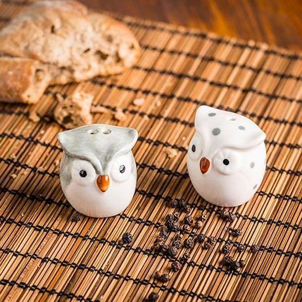 Duet soli i pieprzu Owl Solniczka i pieprzniczka Sowa