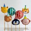 Cute Cartoon Animal Foil Balloons for Baby's First Birthday or Children's Festival Decorations